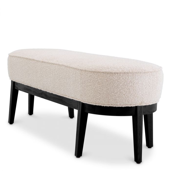 Banco Jarrett bouclé crema