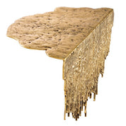 Table Object Grove polished brass