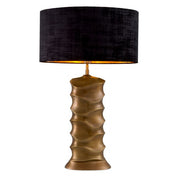 Table Lamp Rapho vintage brass finish incl shade