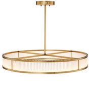 Chandelier Thibaud 90 cm antique brass finish