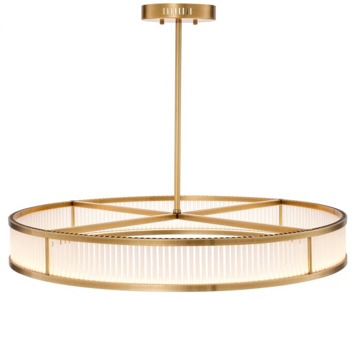 Chandelier Thibaud 90 cm antique brass finish