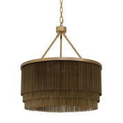 Chandelier Tissot S antique brass finish