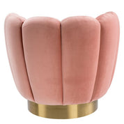 Silla giratoria Mirage savona terciopelo nude
