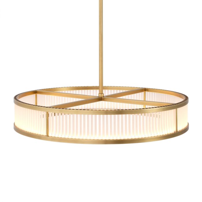 Chandelier Thibaud 70 cm antique brass finish