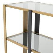 Mueble Clio bajo acabado latón cepillado