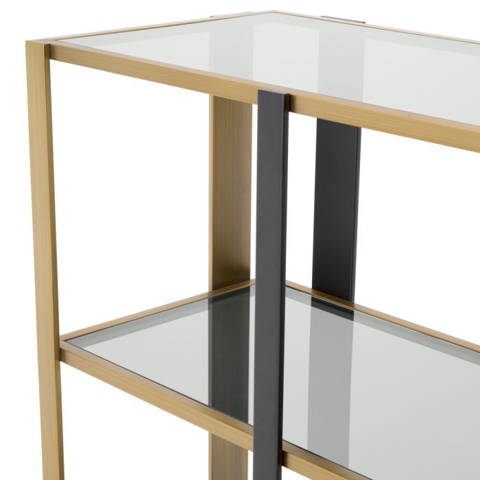 Mueble Clio bajo acabado latón cepillado