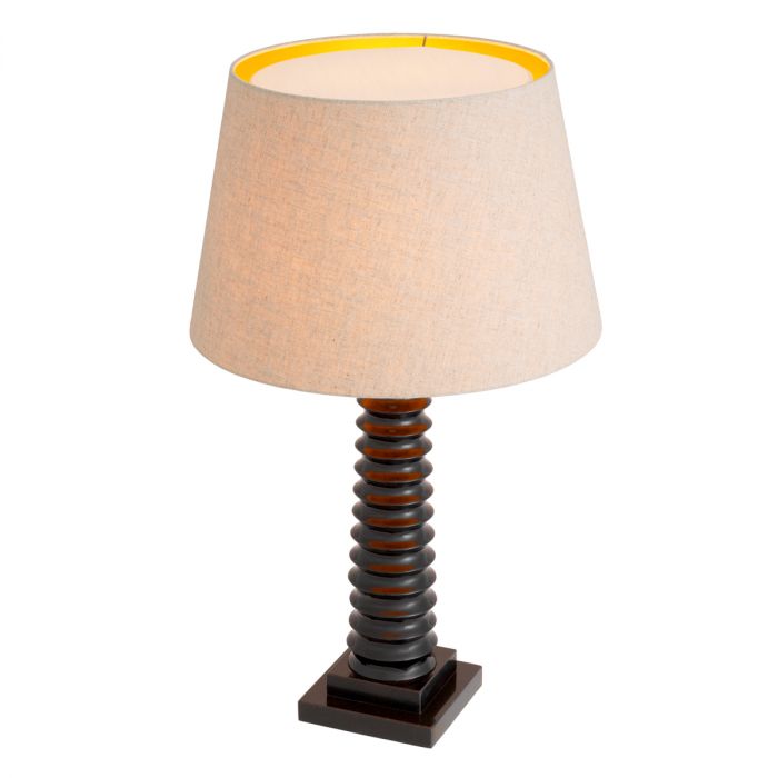 Table Lamp Callao piano black finish incl shade