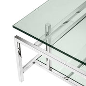 Mesa de centro Superia acero inoxidable pulido