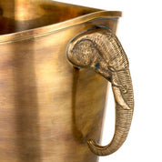 Wine Cooler Maharaja vintage brass finish