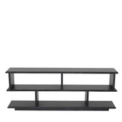 Cabinet Garcia low charcoal grey oak veneer