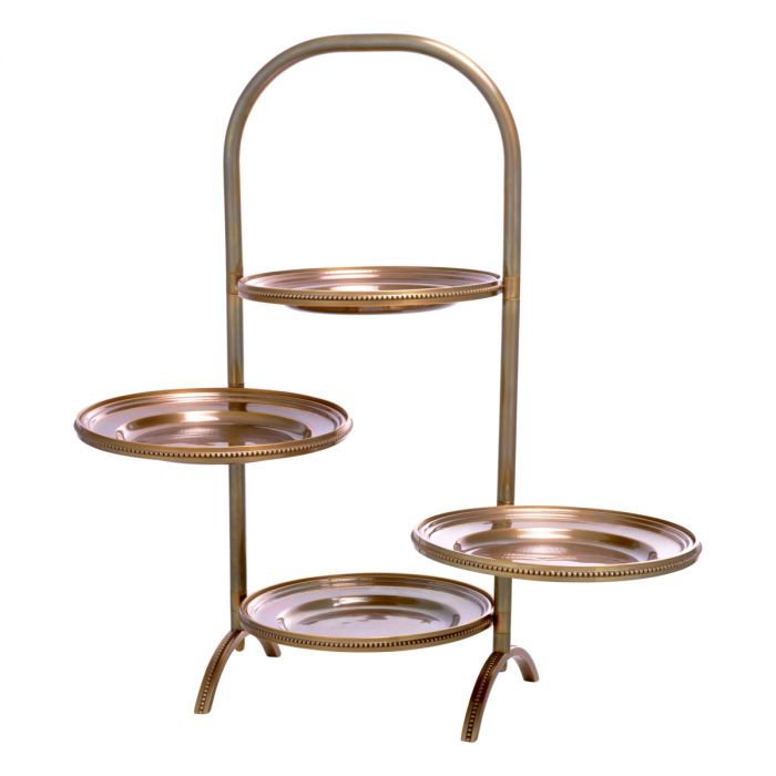 Cake standard Encore vintage brass finish