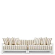 Sofá de exterior Cap-Antibes blanco mate florent beige