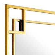 Mirror Morris gold finish