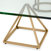 Coffee Table Speiser brushed brass finish