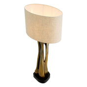 Table Lamp Rovido vintage brass finish incl shade