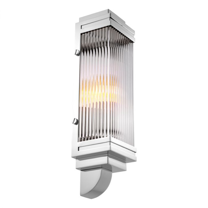 Wall Lamp Bassett nickel finish