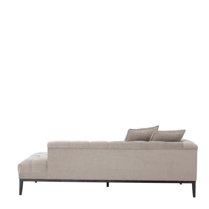 Lounge Sofa Cesare left pebble grey
