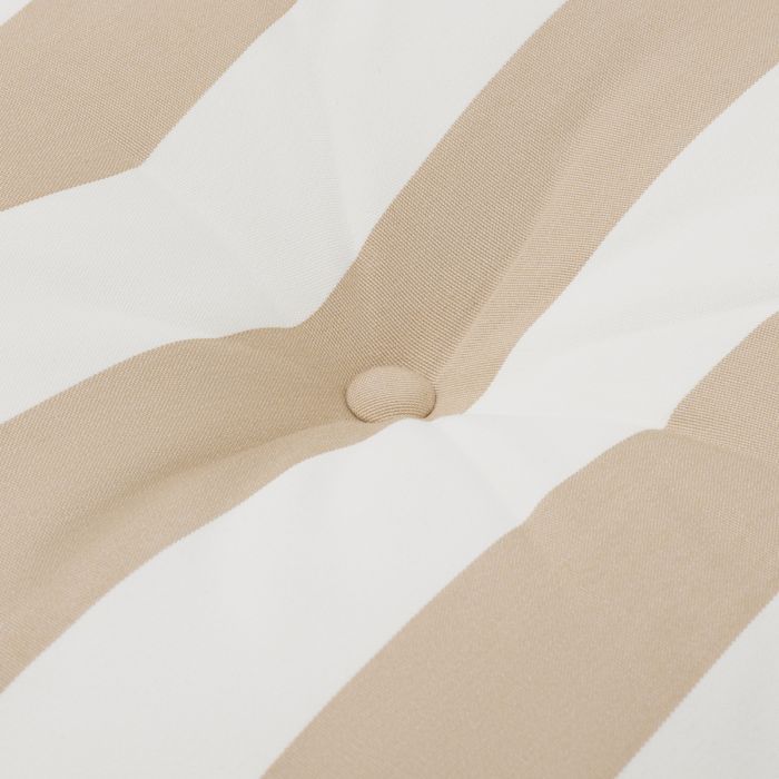 Cojín de exterior Florent redondo beige