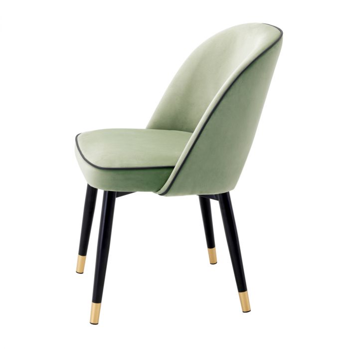 Dining Chair Cliff savona pistache green velv S/2