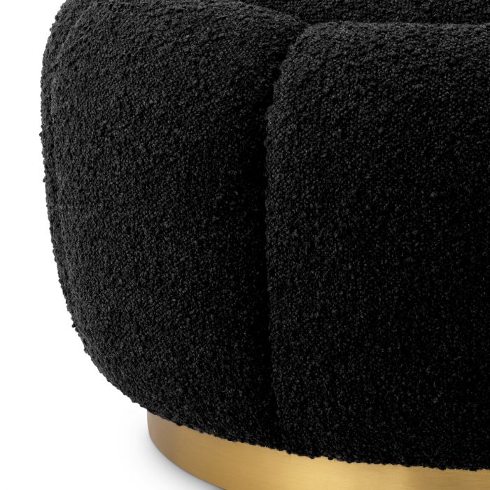 Ottoman Inger bouclé black