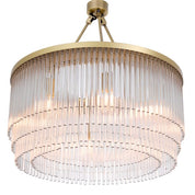 Chandelier Hector S light brushed brass finish