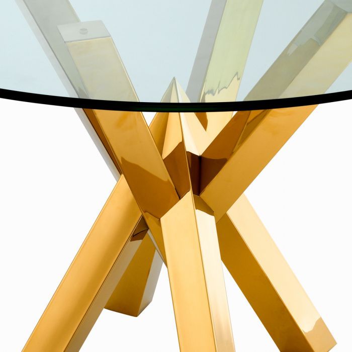 Dining Table Triumph gold finish