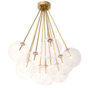 Ceiling Lamp Molecule antique brass finish