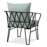 Silla de exterior Clifton Blaise azul claro