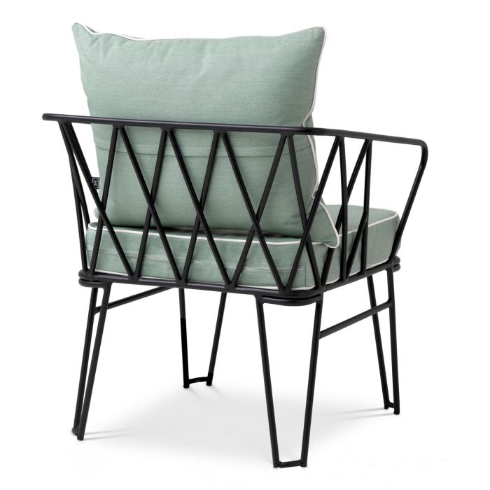 Silla de exterior Clifton Blaise azul claro