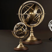 Globe antique brass finish S