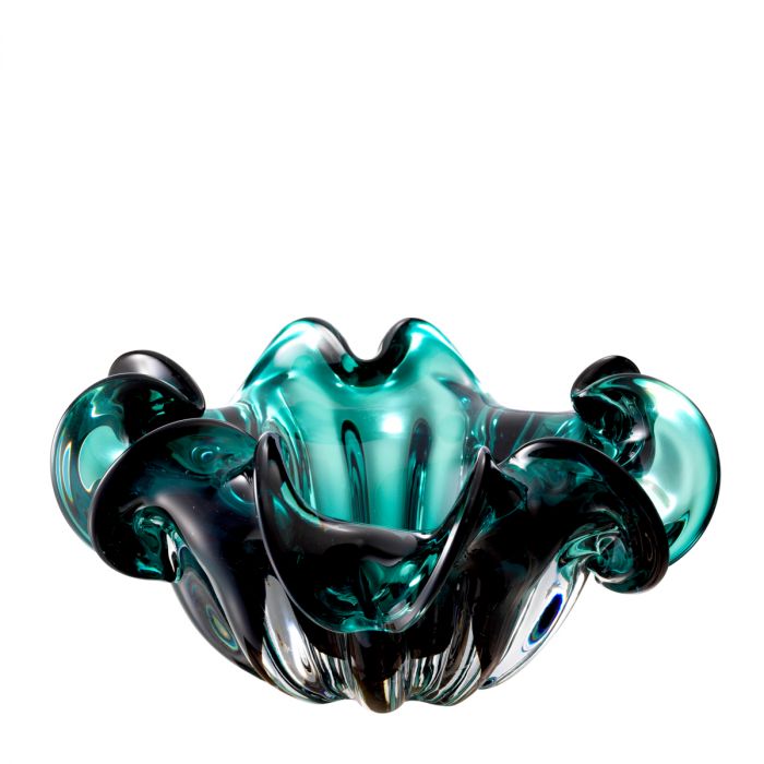 Cuenco Triada cristal verde