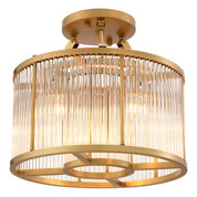 Ceiling Lamp Bernardi S antique brass finish