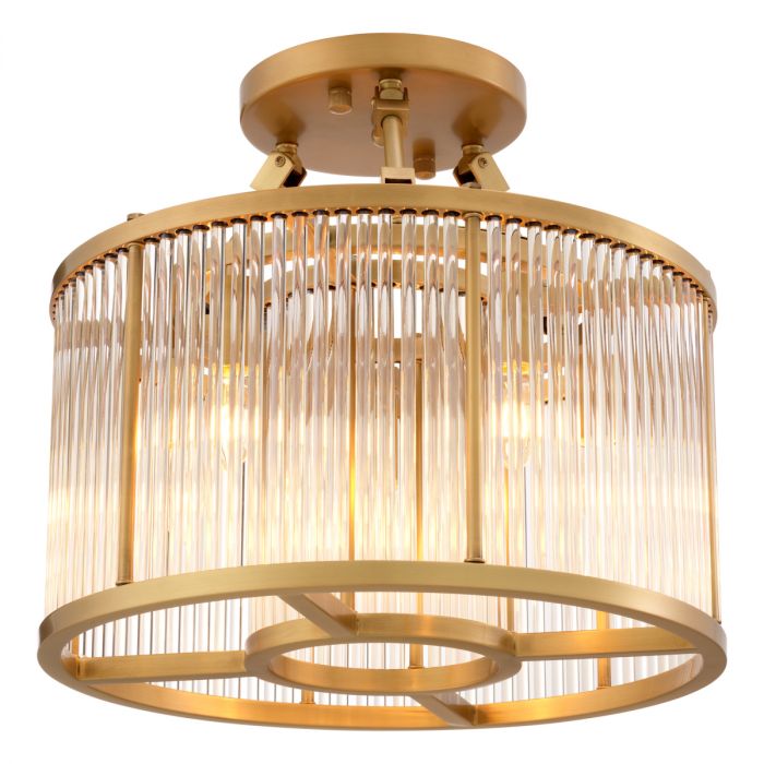 Ceiling Lamp Bernardi S antique brass finish