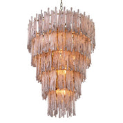 Chandelier Saint Roch L light brushed brass finish