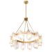 Chandelier Sublime antique brass finish