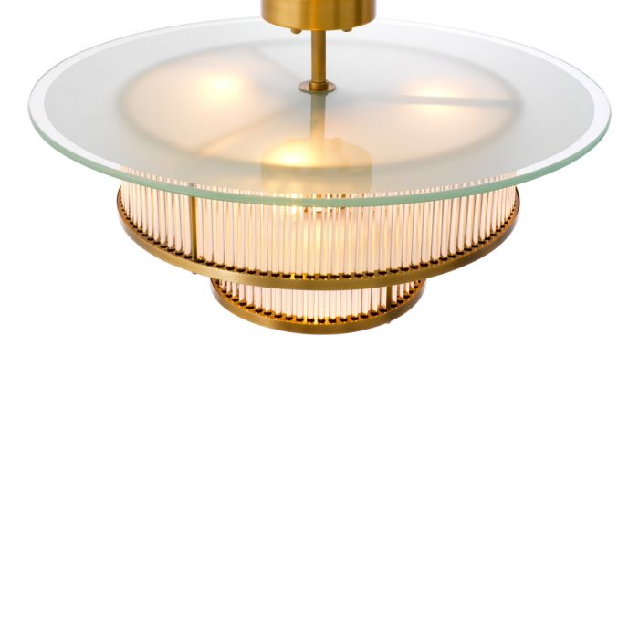Ceiling Lamp Frederic antique brass finish