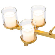 Chandelier Donovan antique brass finish
