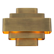 Wall Lamp Pegaso vintage brass finish