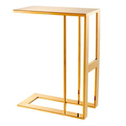 Side Table Pierre gold finish