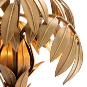 Table Lamp Hollywood Palm vintage brass finish