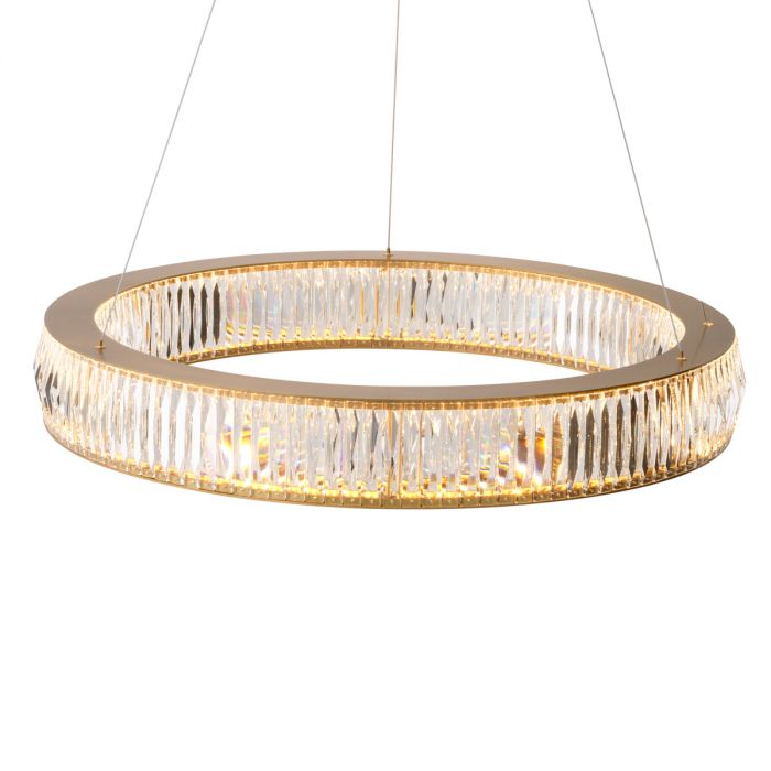 Chandelier Vancouver antique brass finish L