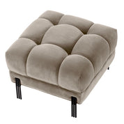 Stool Sienna savona greige velvet