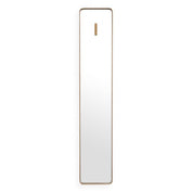 Mirror Megaro brushed brass finish
