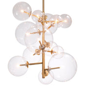 Chandelier Ezra antique brass finish