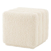 Stool Bente faux shearling