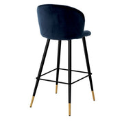 Bar Stool Volante savona midnight blue velvet