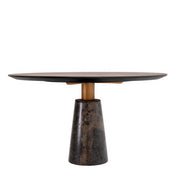 Dining Table Genova mocha straight oak veneer