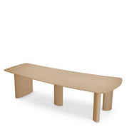 Dining Table Bergman L natural oak veneer