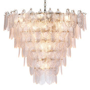 Chandelier Verbier L nickel finish