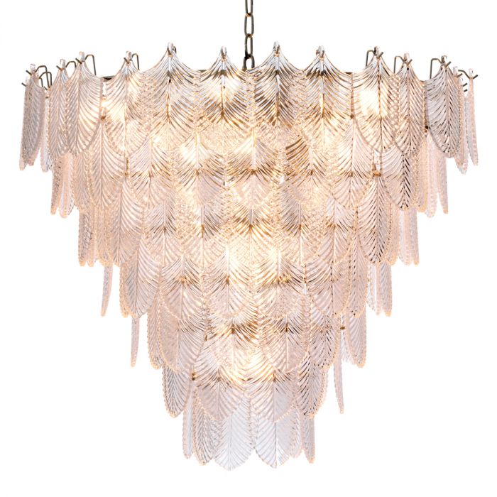 Chandelier Verbier L nickel finish
